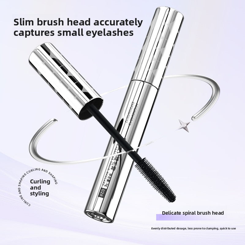 Compact Silver Tube Mascara | Volumizing & Long-Lasting