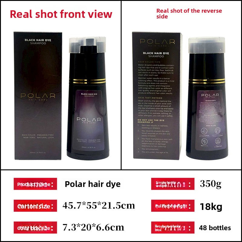 Plant-Based Hair Dye Cream | Temporary Color & Deep Condition (200ml)