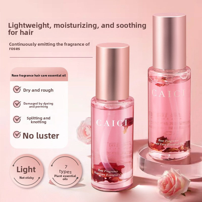 Rose Fragrance Hair Care Essential Oil | Anti-Frizz & Smoothing Treatment