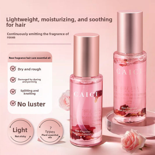 Rose Fragrance Hair Care Essential Oil | Anti-Frizz & Smoothing Treatment