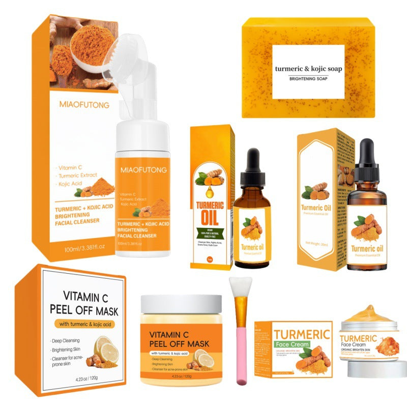 Turmeric Brightening & Detox Soap Set | Natural Glow & Deep Cleansing