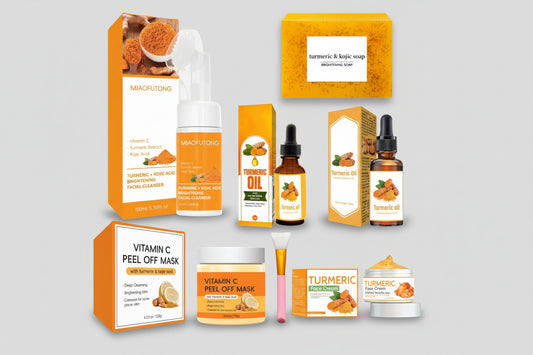 Turmeric Brightening & Detox Soap Set | Natural Glow & Deep Cleansing