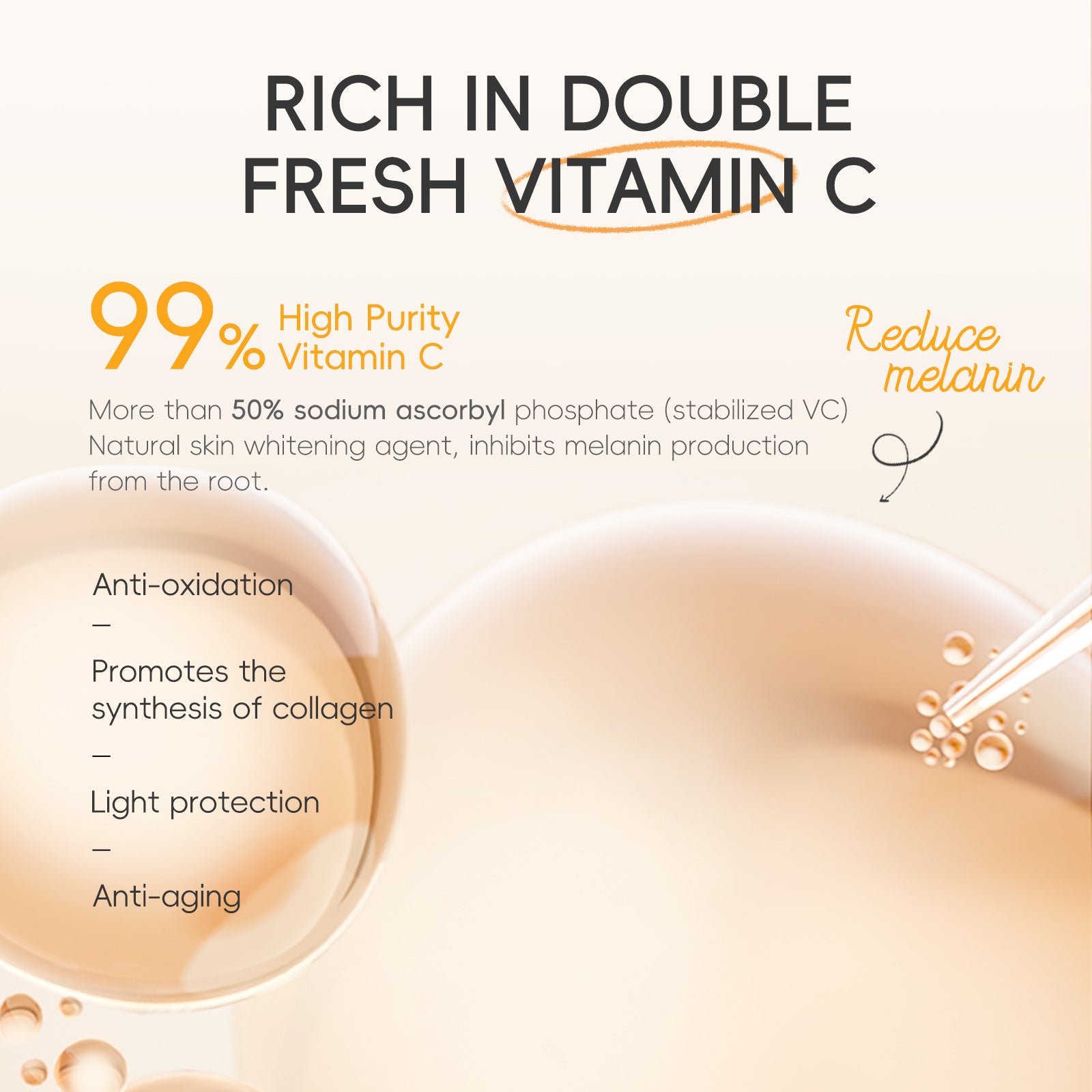 Vitamin C brightening skincare routine with 5 professional-grade products