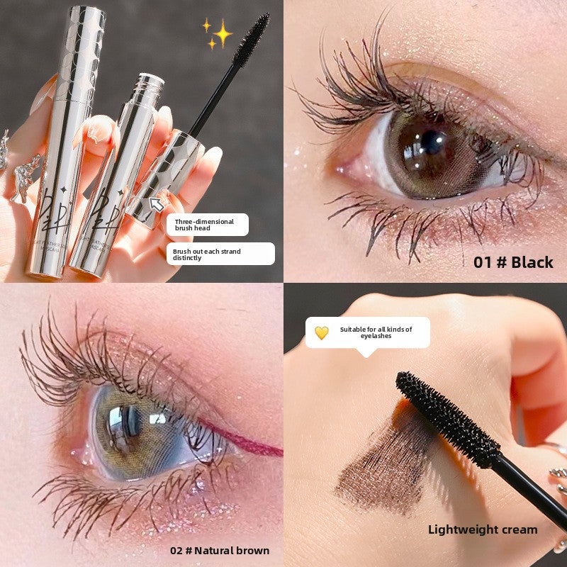 Compact Silver Tube Mascara | Volumizing & Long-Lasting