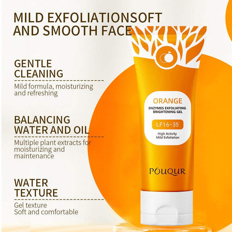 Orange Enzyme Exfoliating Gel | Gentle Skin Renewal