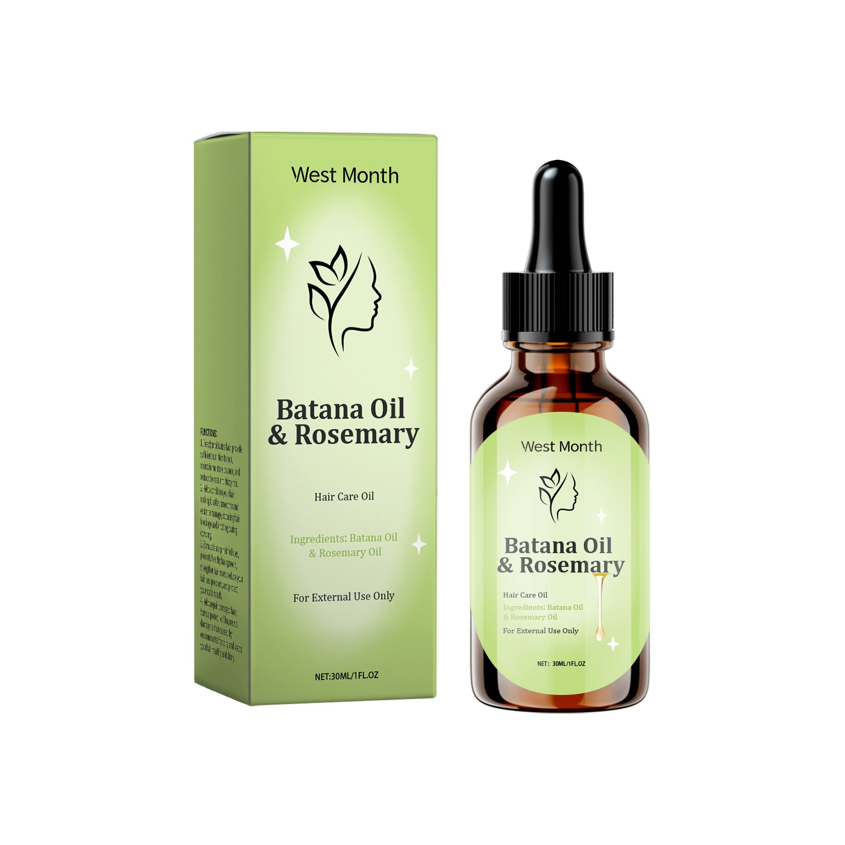 Rosemary & Jojoba Hair Growth Oil | Nourishing Serum for Stronger Hair